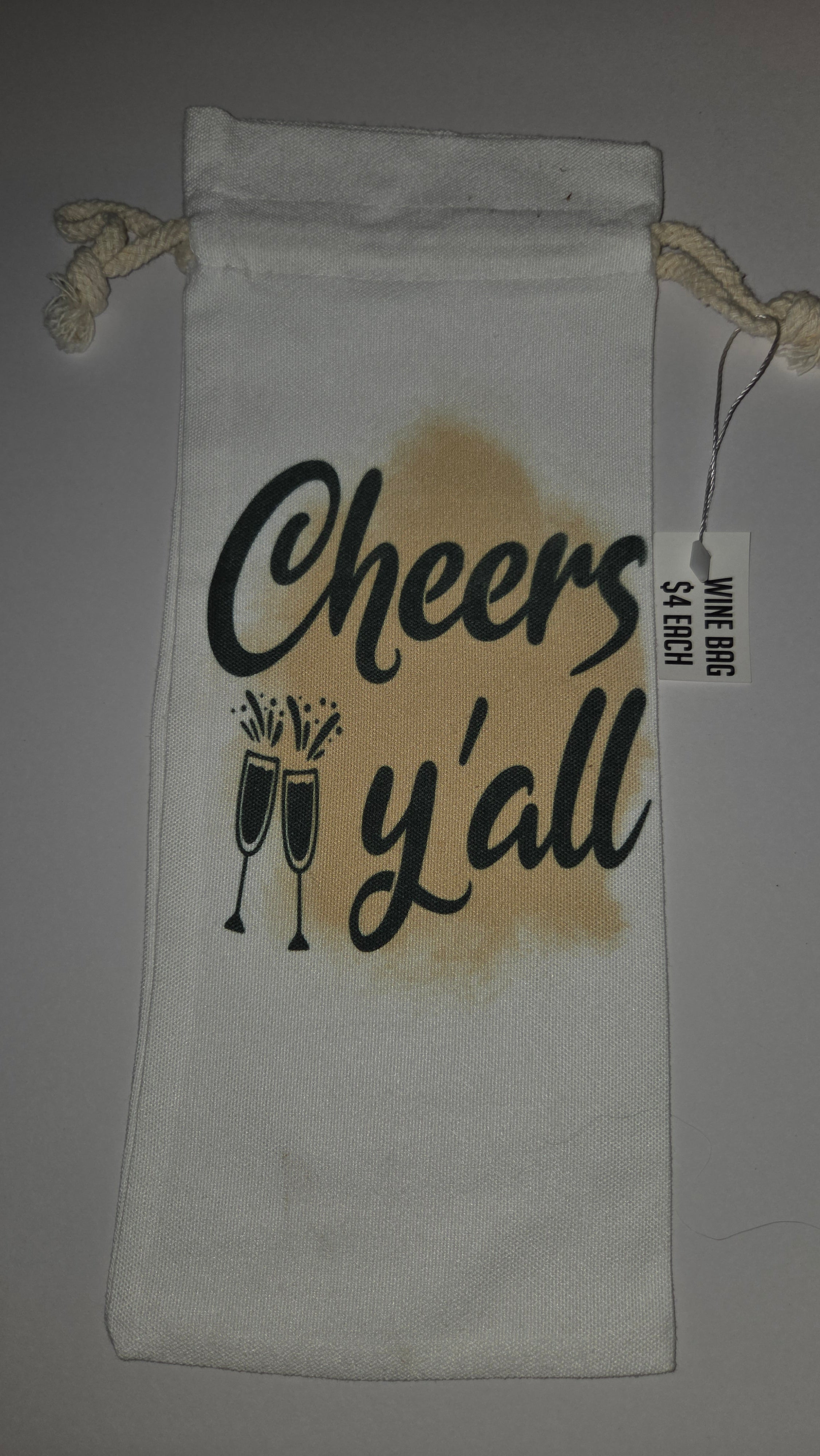 Wine Bag- Cheers y'all