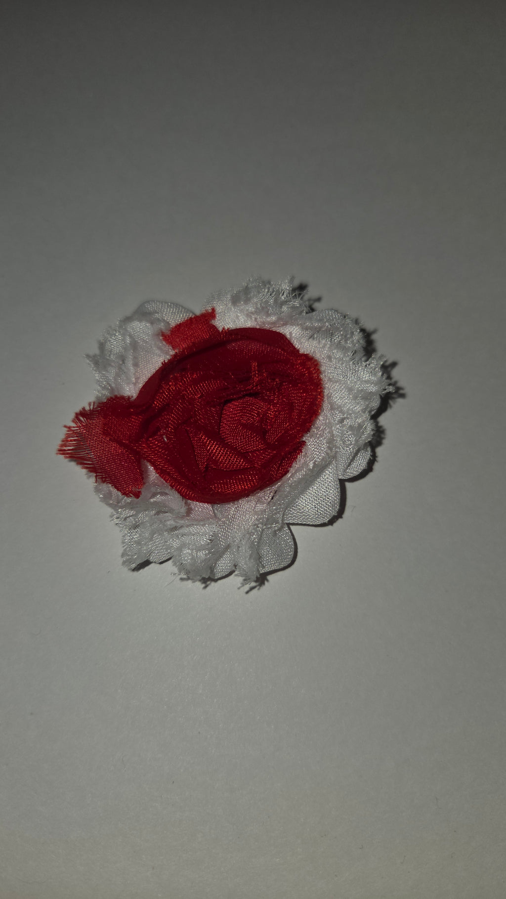 Red w/ White outline