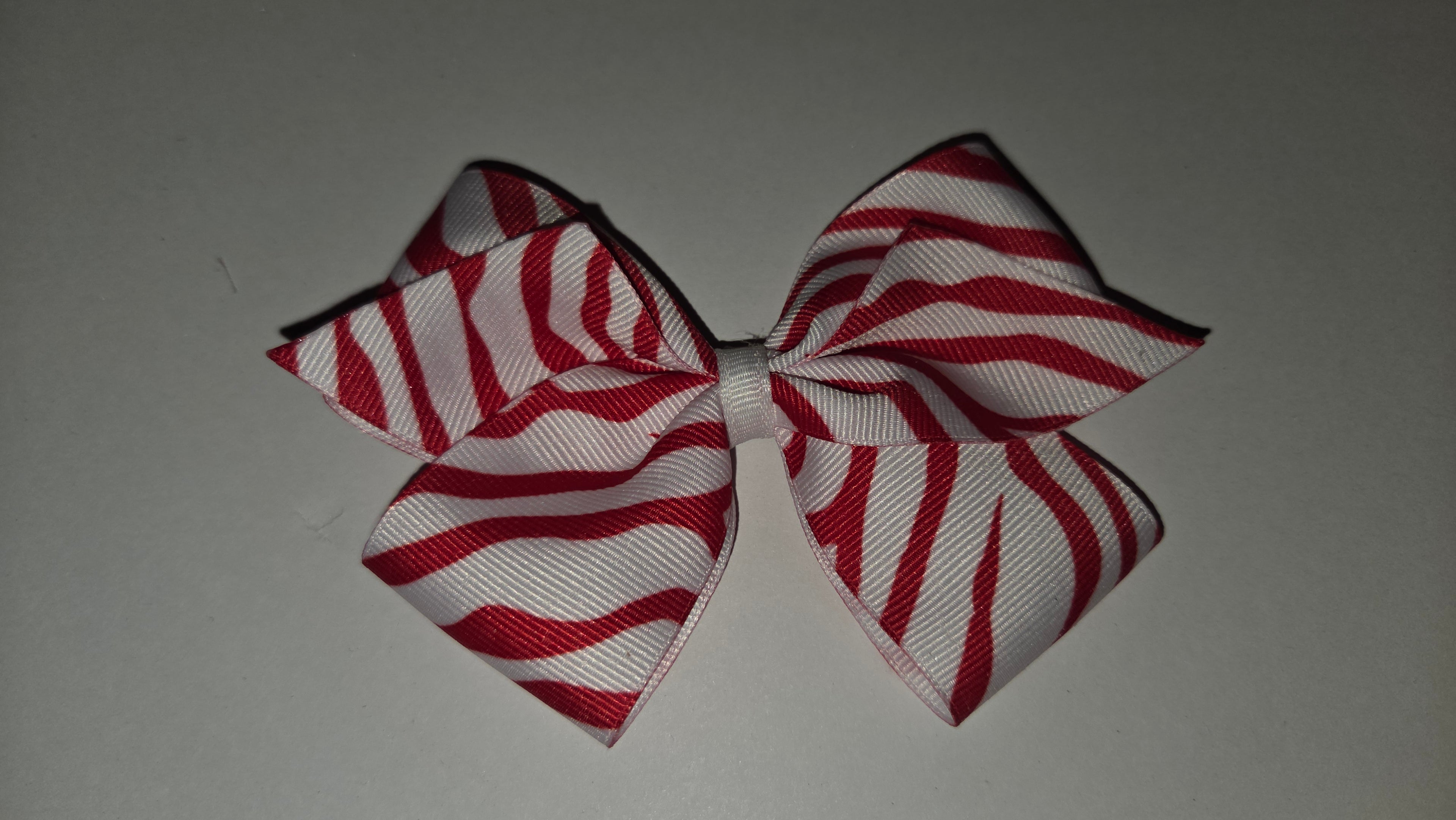 White w/ Red Zebra print