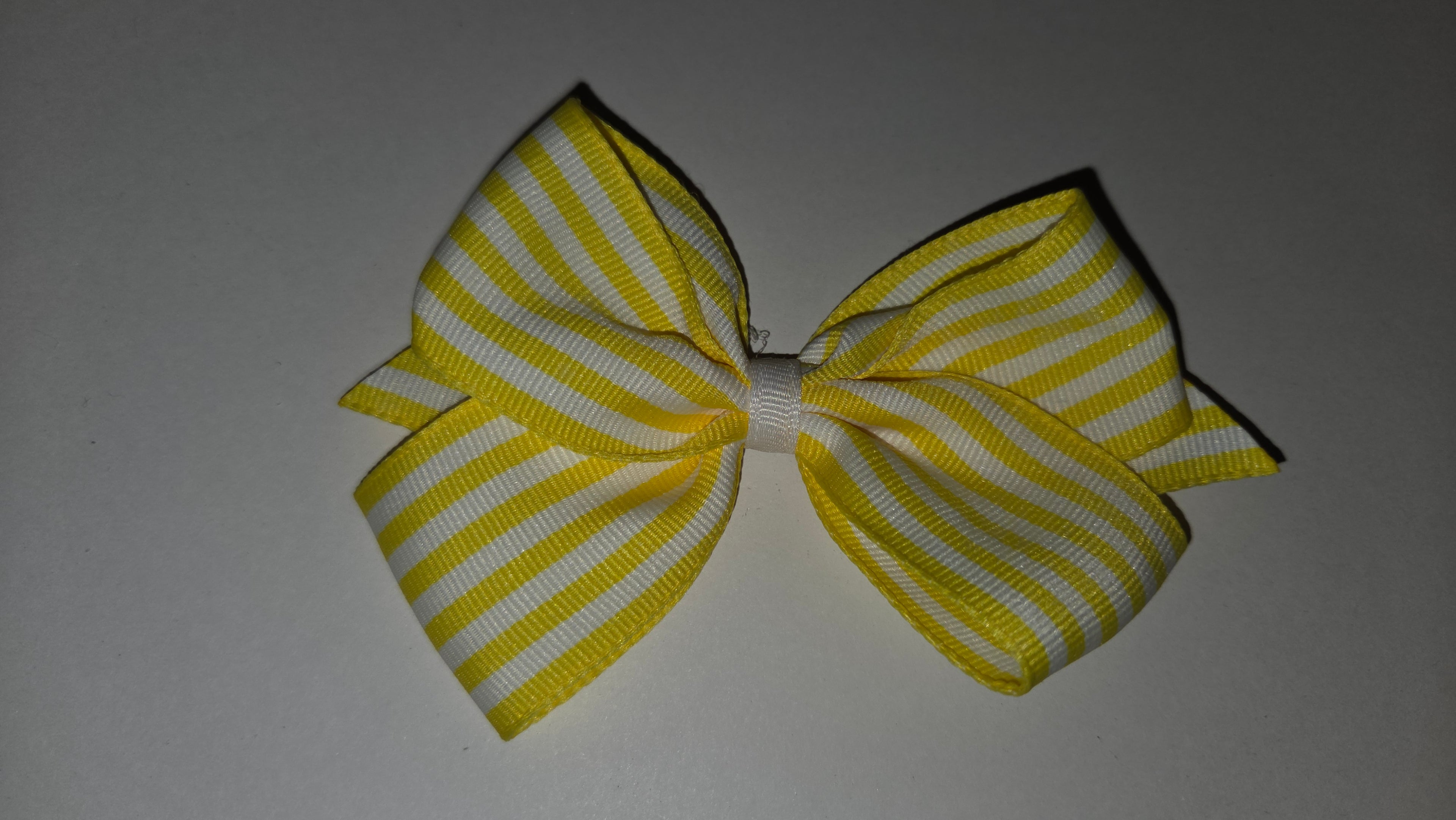 Yellow and White Stripe