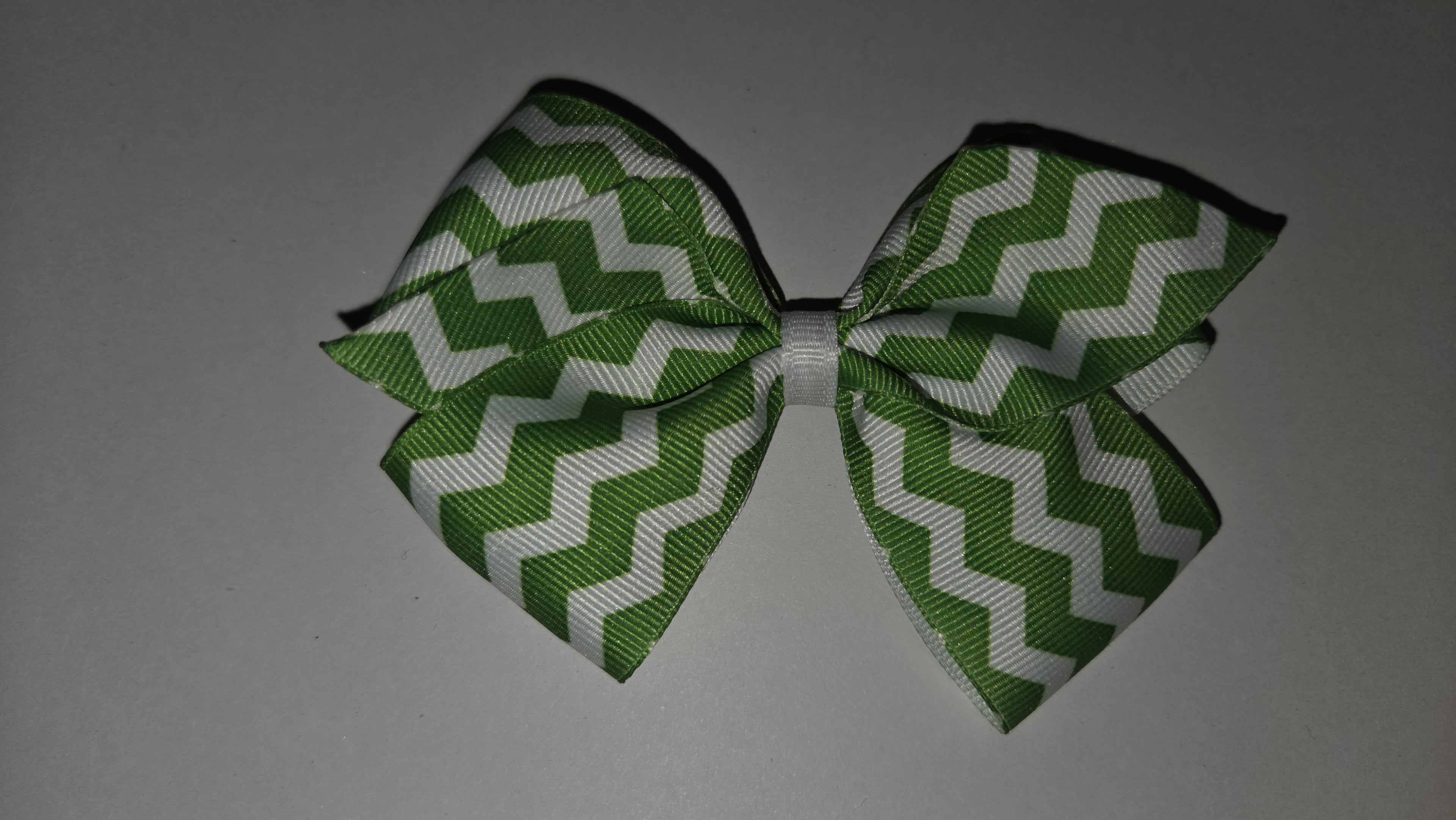 White and Green chevron