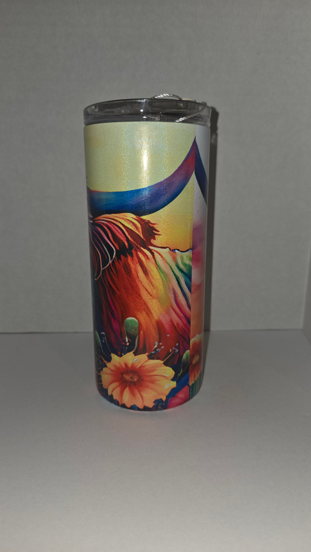Rainbow Highland Cow (holographic)