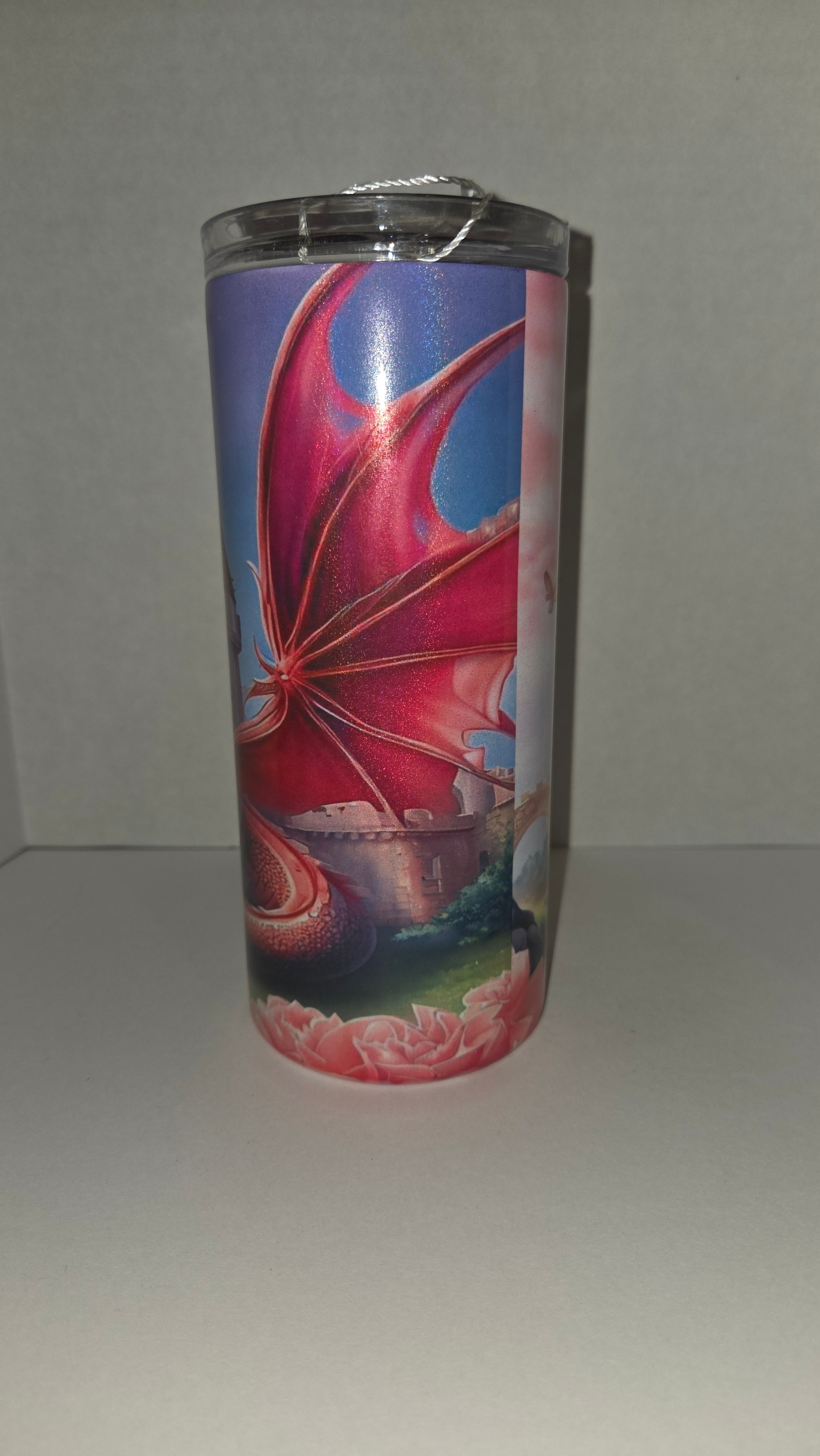 Pink Dragon and Castle (holographic)