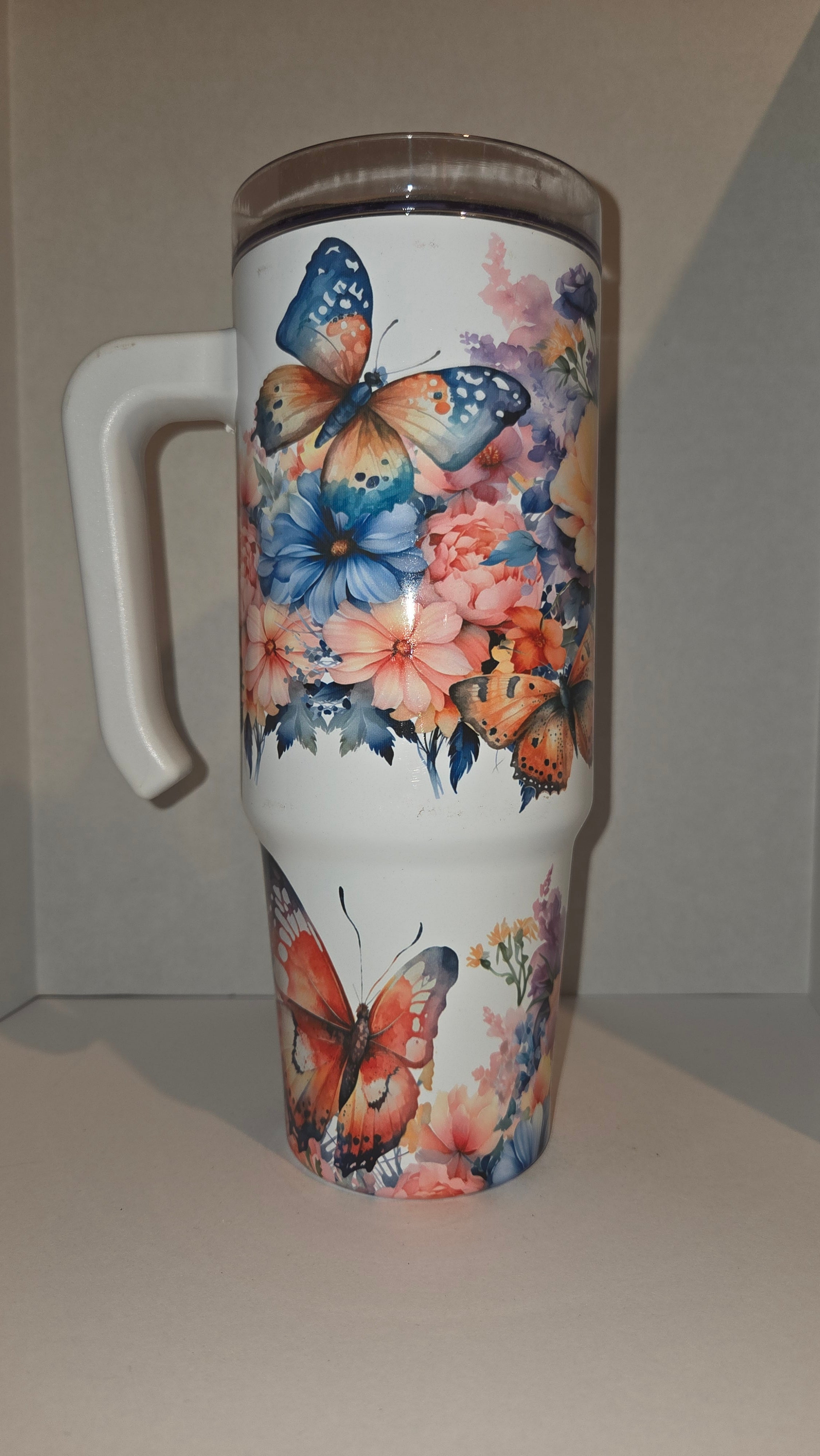 Floral and butterflies
