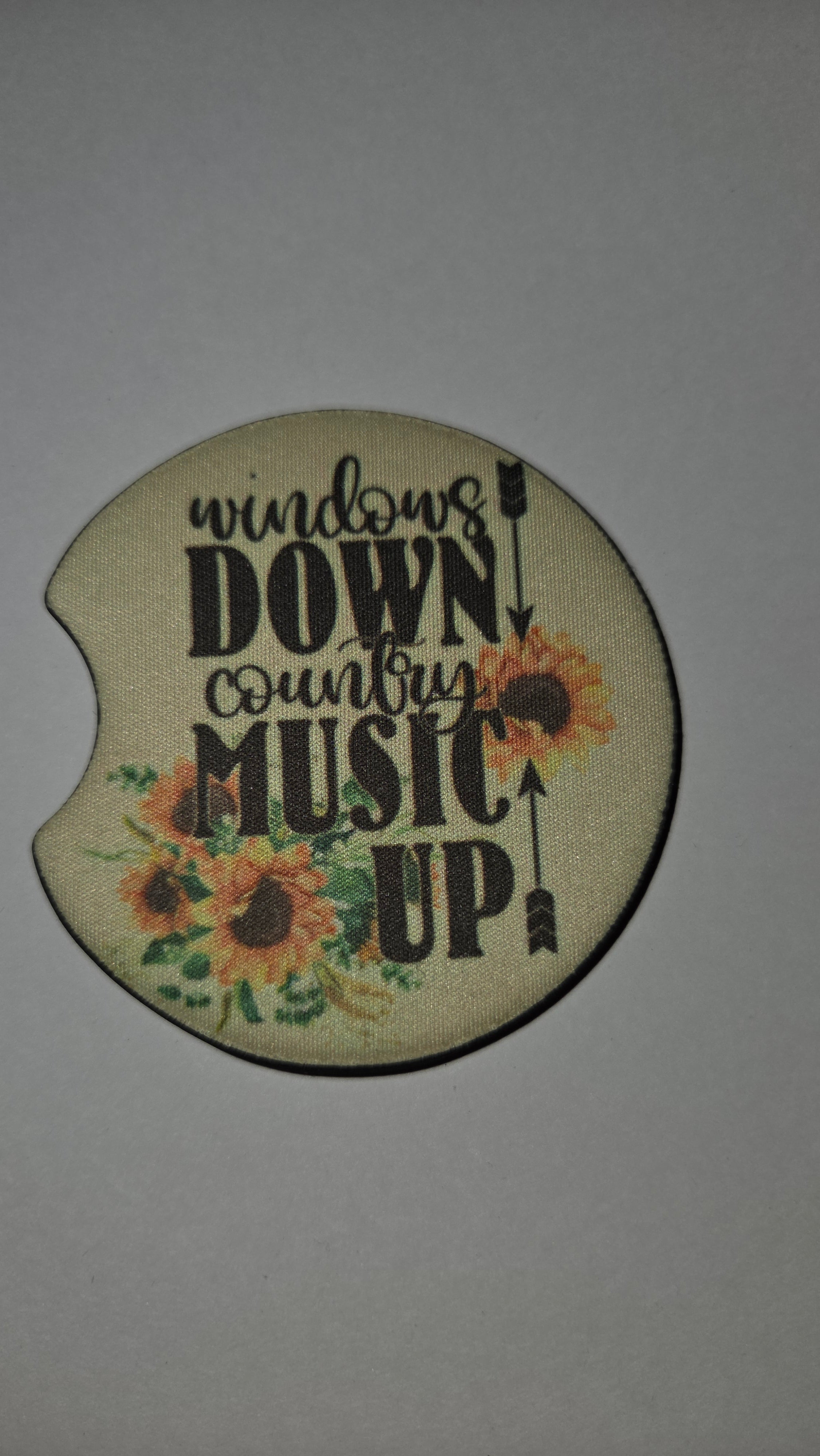 Windows down country music up